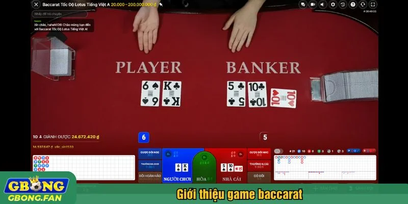 Baccarat là trò chơi bài thu hút đông đảo người chơi