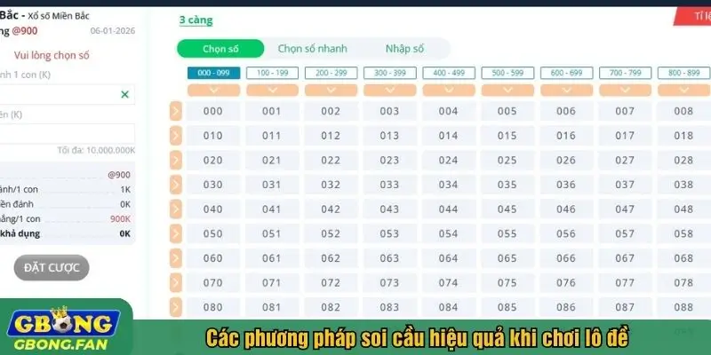 Các phương pháp soi cầu hiệu quả nhất