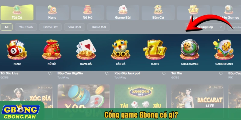 Cổng game Gbong