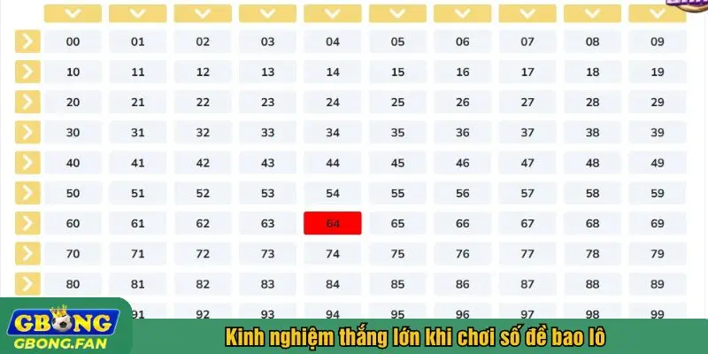 Kinh nghiệm thắng lớn khi chơi đánh đề bao lô
