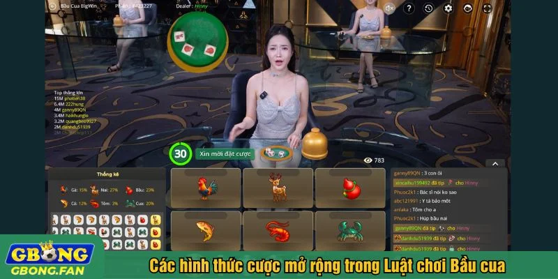 Luật chơi Bầu cua có một số biến thể khác nhau