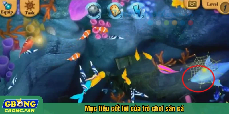 Mục tiêu cốt lõi của trò chơi săn cá