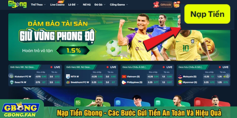 Nạp tiền Gbong