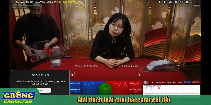 Rút thêm bài trong baccarat không do người chơi quyết định