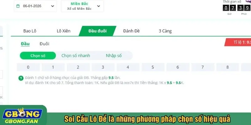 Soi cầu lô đề là việc áp dụng phương pháp để chọn số