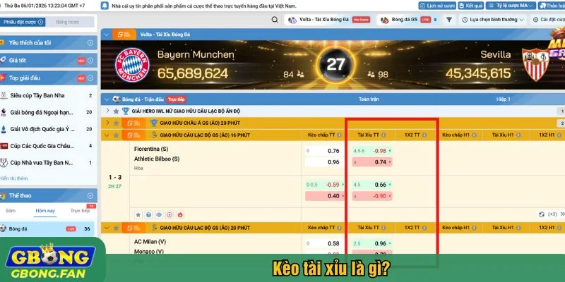 Tài xỉu là một lựa chọn cá cược quen thuộc