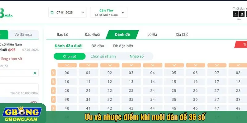 Ưu và nhược điểm của hình thức đánh đề này